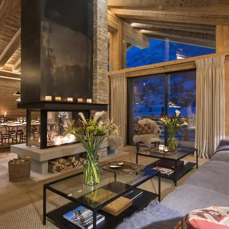 シャレー Alpine Luxury Chalet Konk In Switzerland *