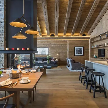 Alpine Luxury Chalet Konk In Switzerland シャレー *
